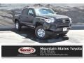 2019 Midnight Black Metallic Toyota Tacoma SR Double Cab 4x4  photo #1