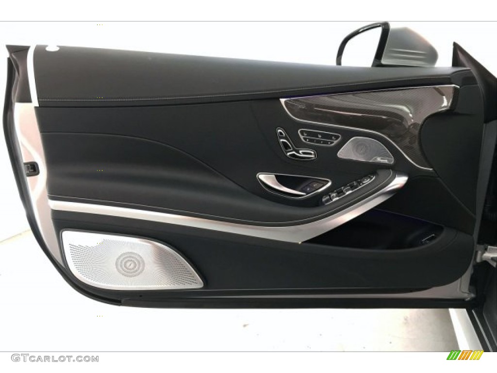 2019 Mercedes-Benz S AMG 63 4Matic Coupe Black Door Panel Photo #134093017