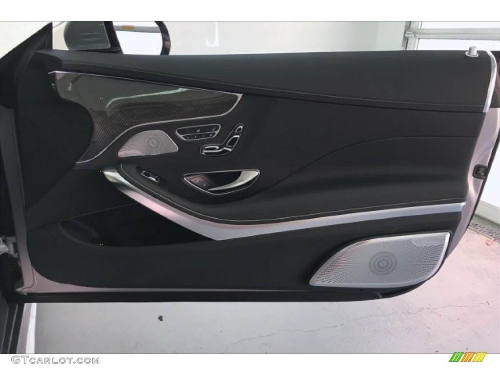 2019 Mercedes-Benz S AMG 63 4Matic Coupe Black Door Panel Photo #134093128