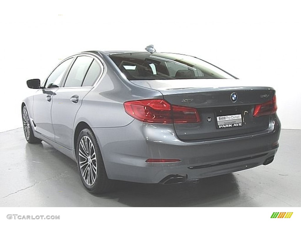 2019 5 Series 540i xDrive Sedan - Bluestone Metallic / Black photo #1