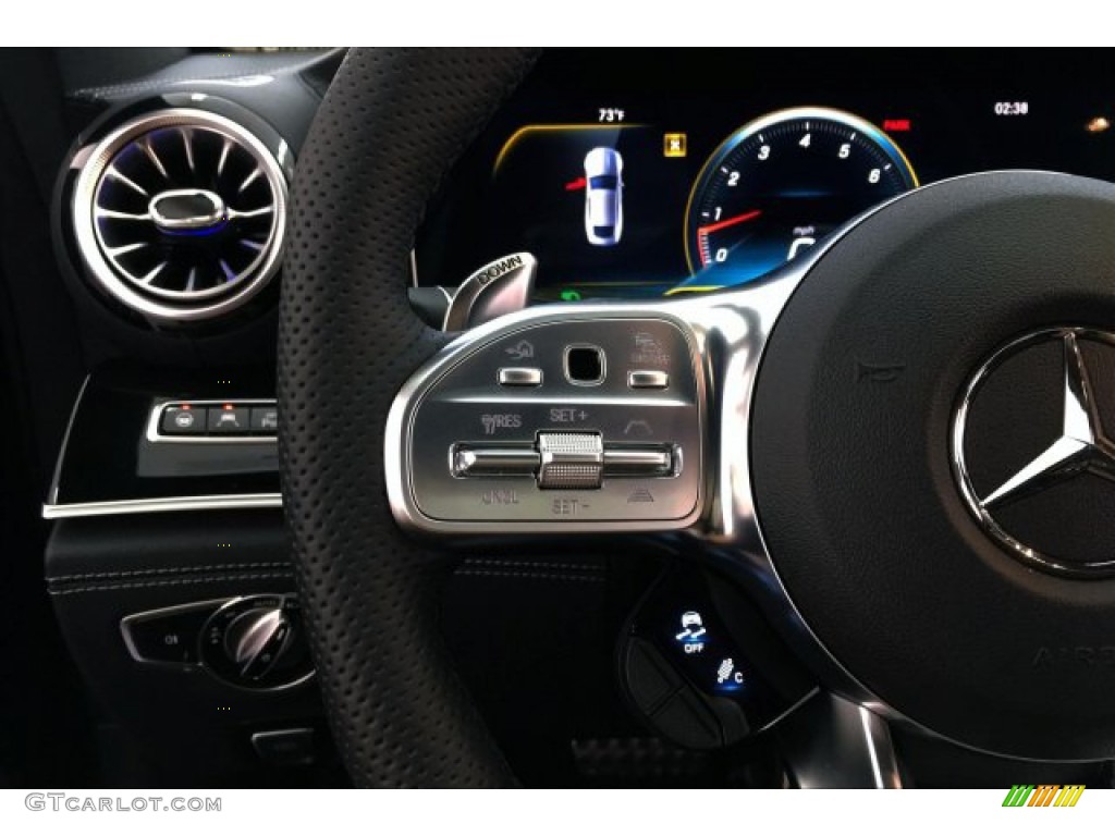 2019 Mercedes-Benz AMG GT 63 Black Steering Wheel Photo #134094187