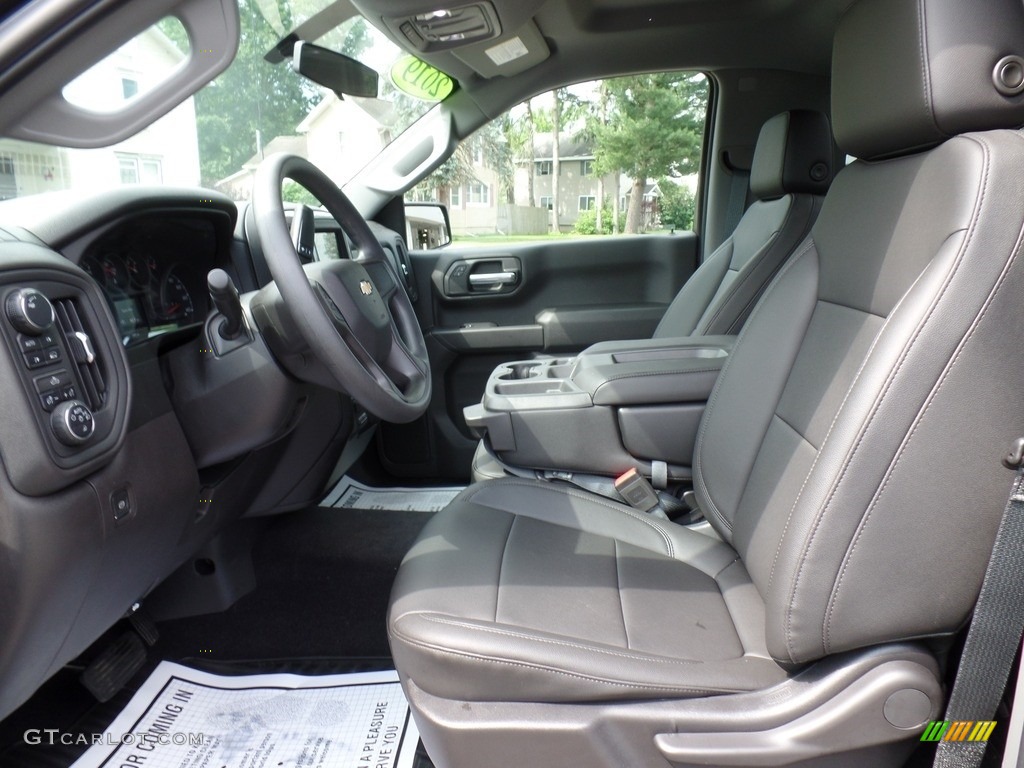 Jet Black Interior 2019 Chevrolet Silverado 1500 WT Regular Cab 4WD Photo #134097931