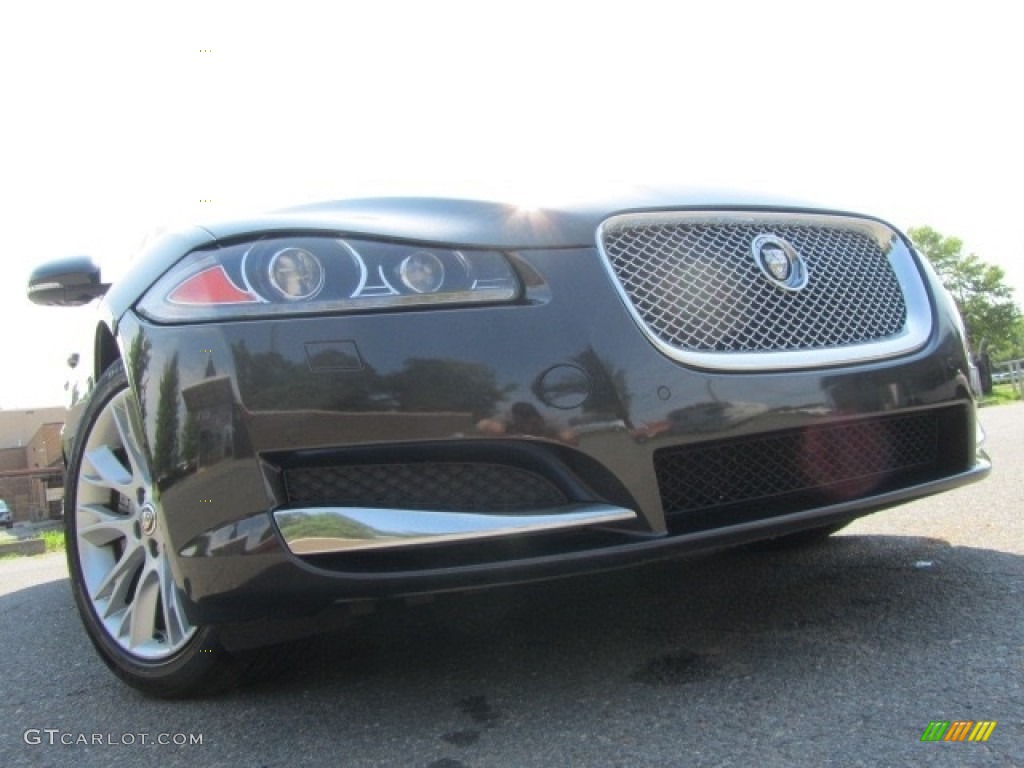 2013 XF 3.0 - Lunar Grey Metallic / London Tan/Warm Charcoal photo #1