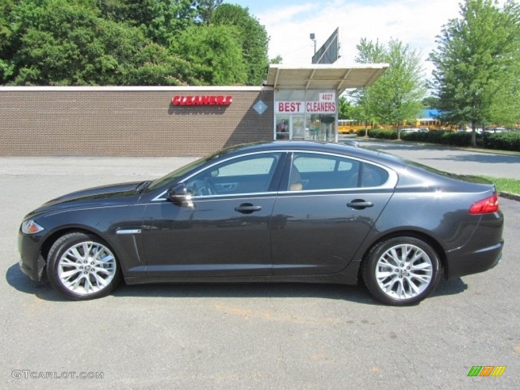 2013 XF 3.0 - Lunar Grey Metallic / London Tan/Warm Charcoal photo #7