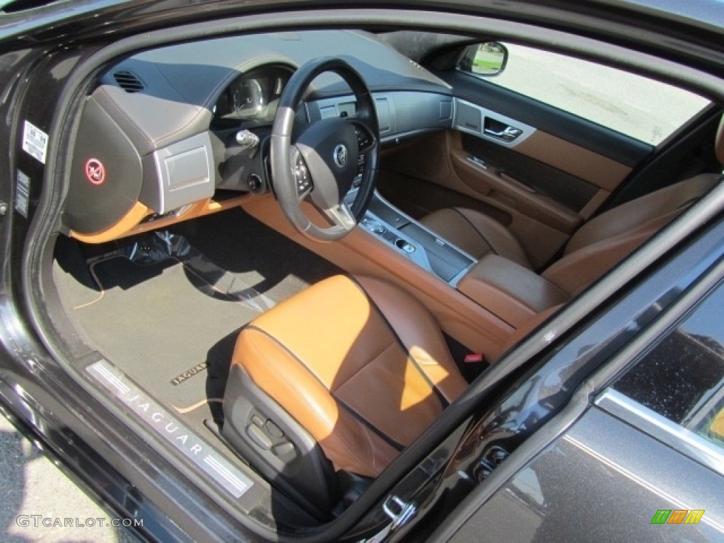 2013 XF 3.0 - Lunar Grey Metallic / London Tan/Warm Charcoal photo #17