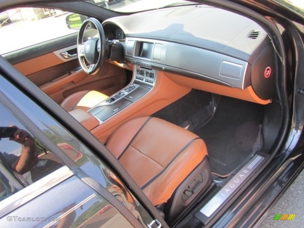2013 XF 3.0 - Lunar Grey Metallic / London Tan/Warm Charcoal photo #21