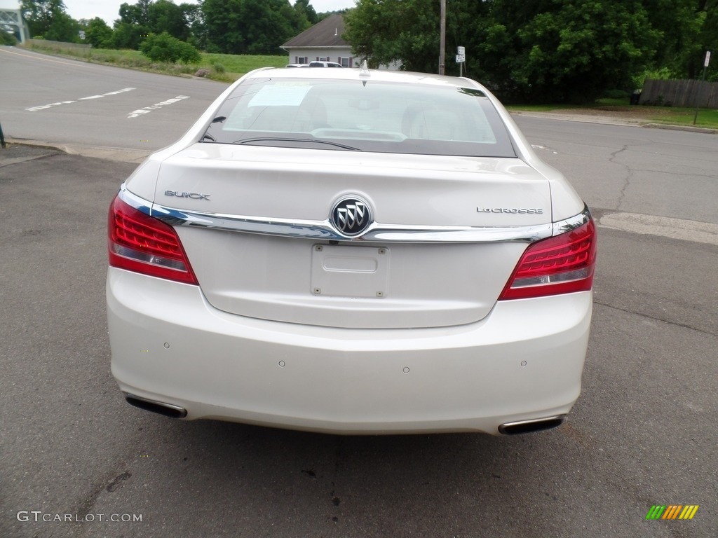 2014 LaCrosse Leather - White Diamond Tricoat / Light Neutral photo #7