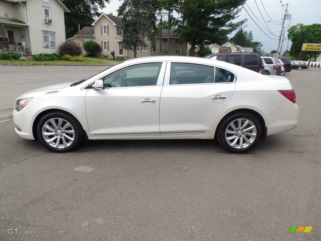 2014 LaCrosse Leather - White Diamond Tricoat / Light Neutral photo #9