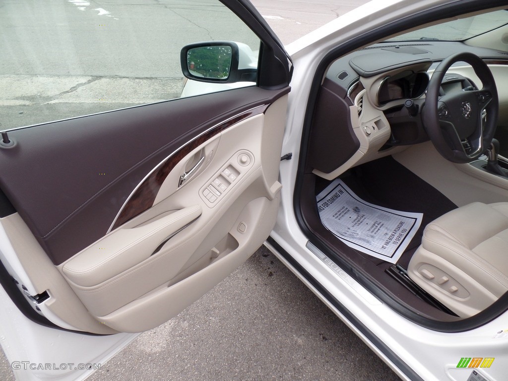 2014 LaCrosse Leather - White Diamond Tricoat / Light Neutral photo #12