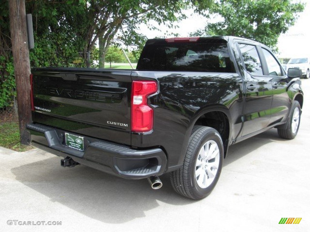 2019 Silverado 1500 Custom Crew Cab 4WD - Black / Jet Black photo #8