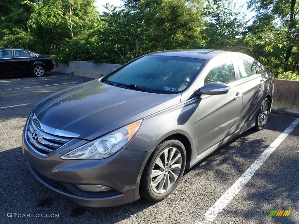 2014 Sonata Limited - Harbor Gray Metallic / Gray photo #1