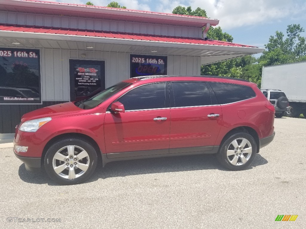 2012 Traverse LT - Crystal Red Tintcoat / Ebony photo #1