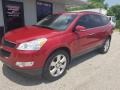 2012 Crystal Red Tintcoat Chevrolet Traverse LT  photo #31