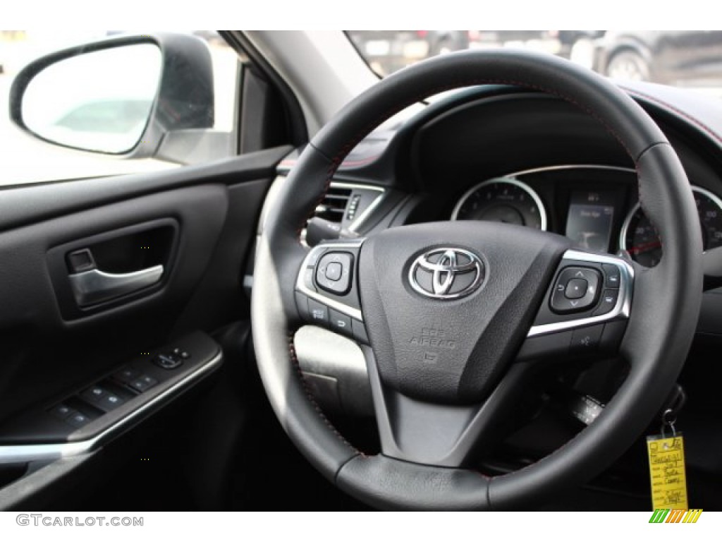 2017 Camry SE - Celestial Silver Metallic / Black photo #15
