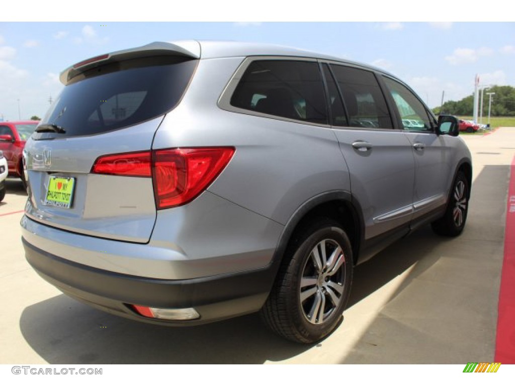 2016 Pilot EX-L - Lunar Silver Metallic / Gray photo #12