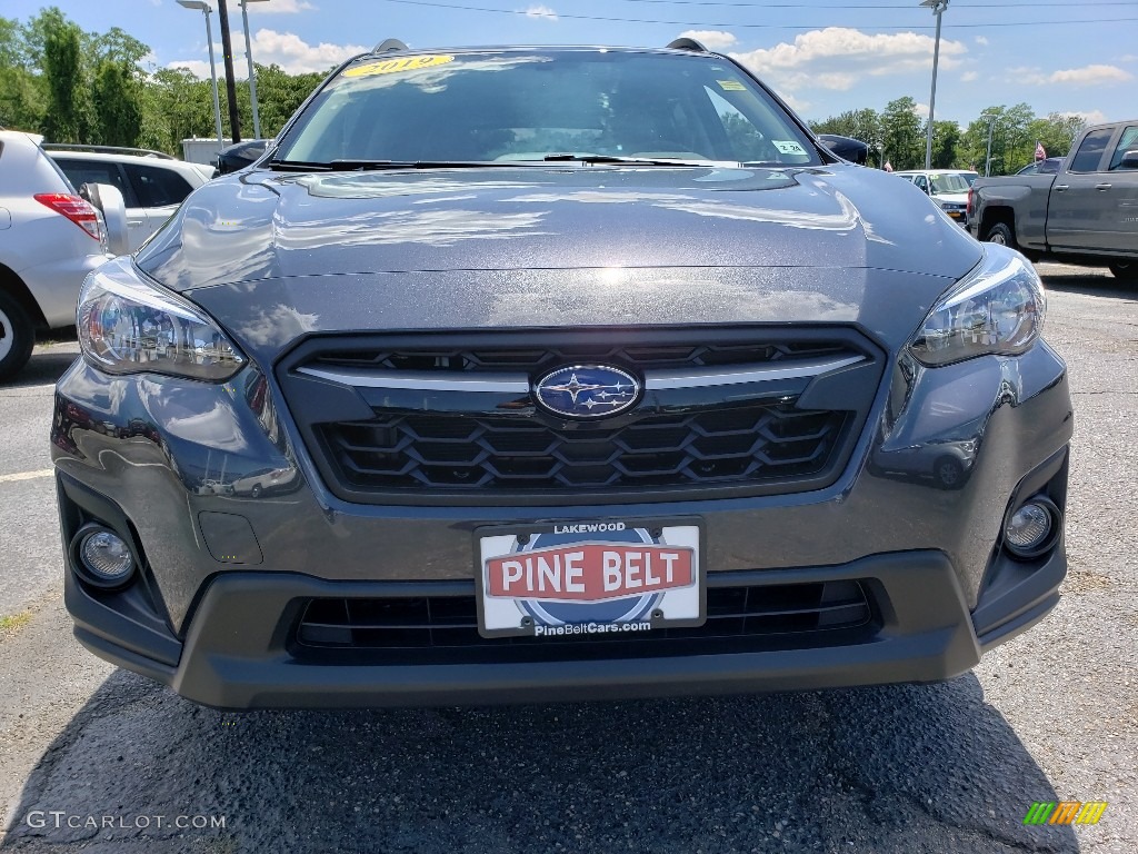 2019 Crosstrek 2.0i Premium - Dark Gray Metallic / Gray photo #1