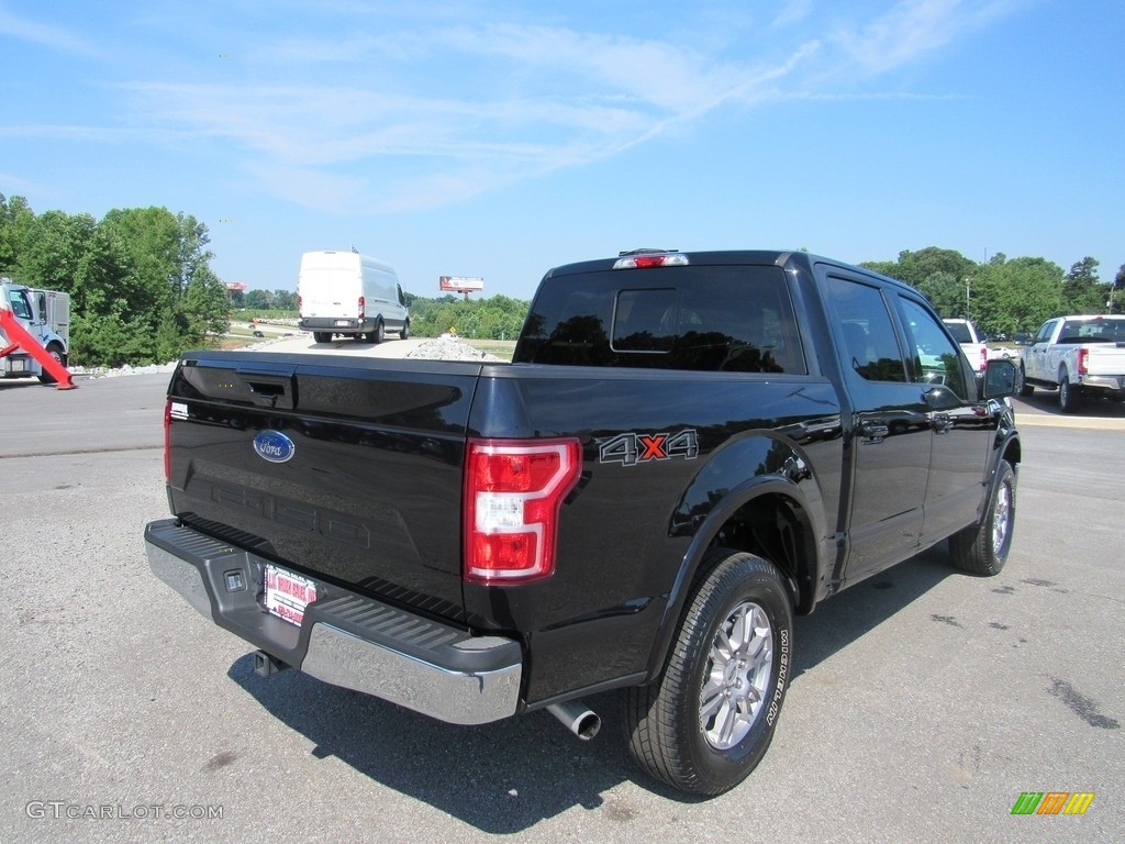 2019 F150 Lariat SuperCrew 4x4 - Agate Black / Black photo #5