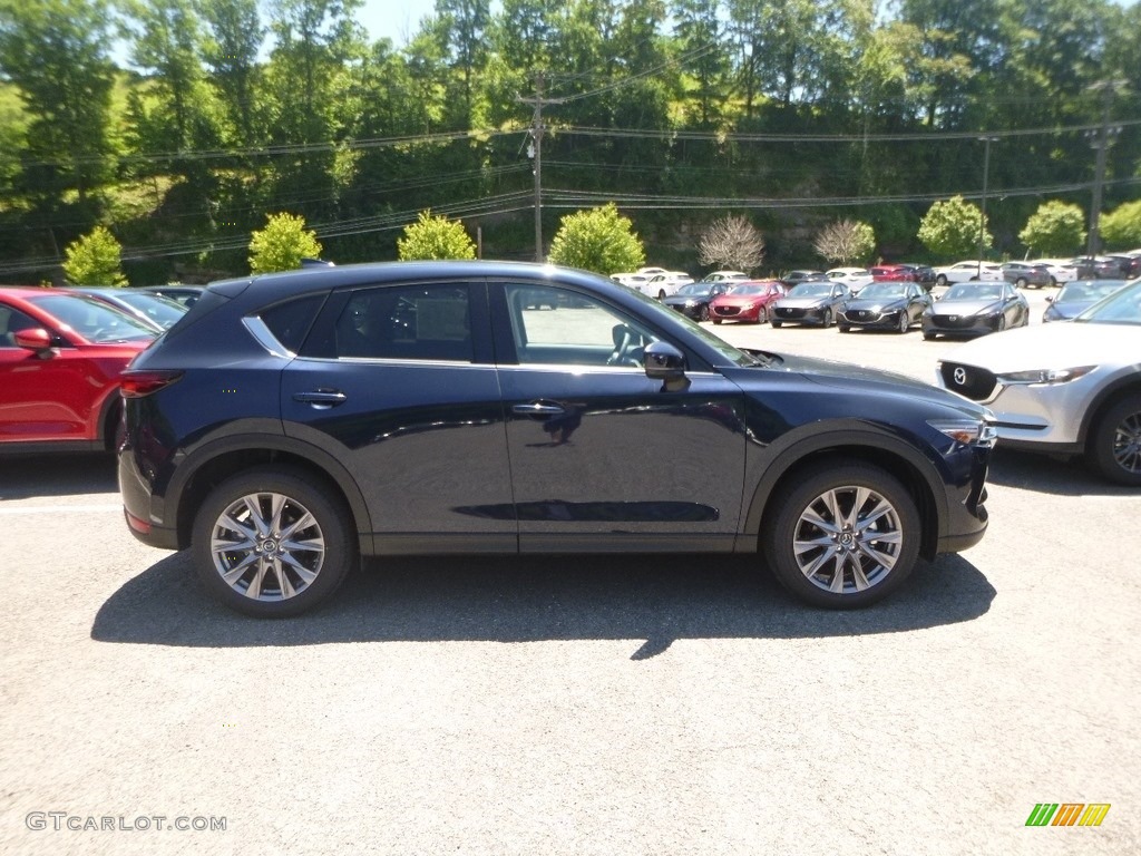 2019 CX-5 Grand Touring AWD - Deep Crystal Blue Mica / Parchment photo #1