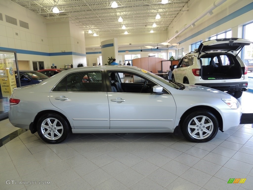 2003 Accord EX V6 Sedan - Satin Silver Metallic / Black photo #4