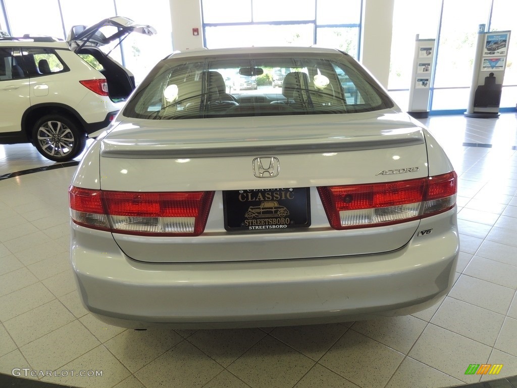 2003 Accord EX V6 Sedan - Satin Silver Metallic / Black photo #8