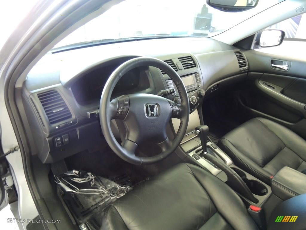 2003 Accord EX V6 Sedan - Satin Silver Metallic / Black photo #28