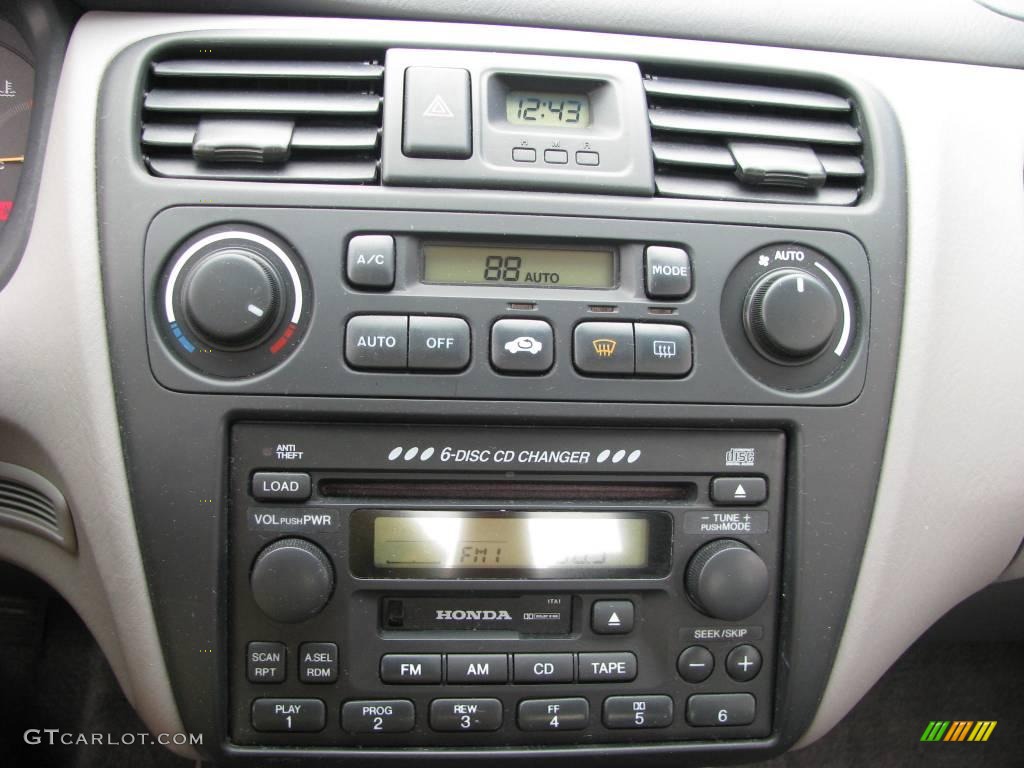 2001 Accord EX V6 Sedan - Satin Silver Metallic / Quartz Gray photo #12