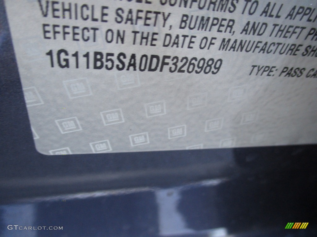 2013 Malibu LS - Atlantis Blue Metallic / Jet Black/Titanium photo #19