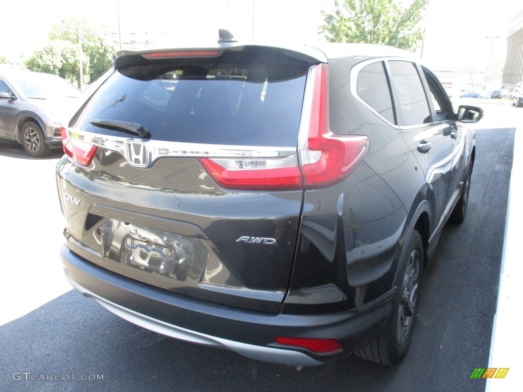 2017 CR-V EX AWD - Modern Steel Metallic / Black photo #5