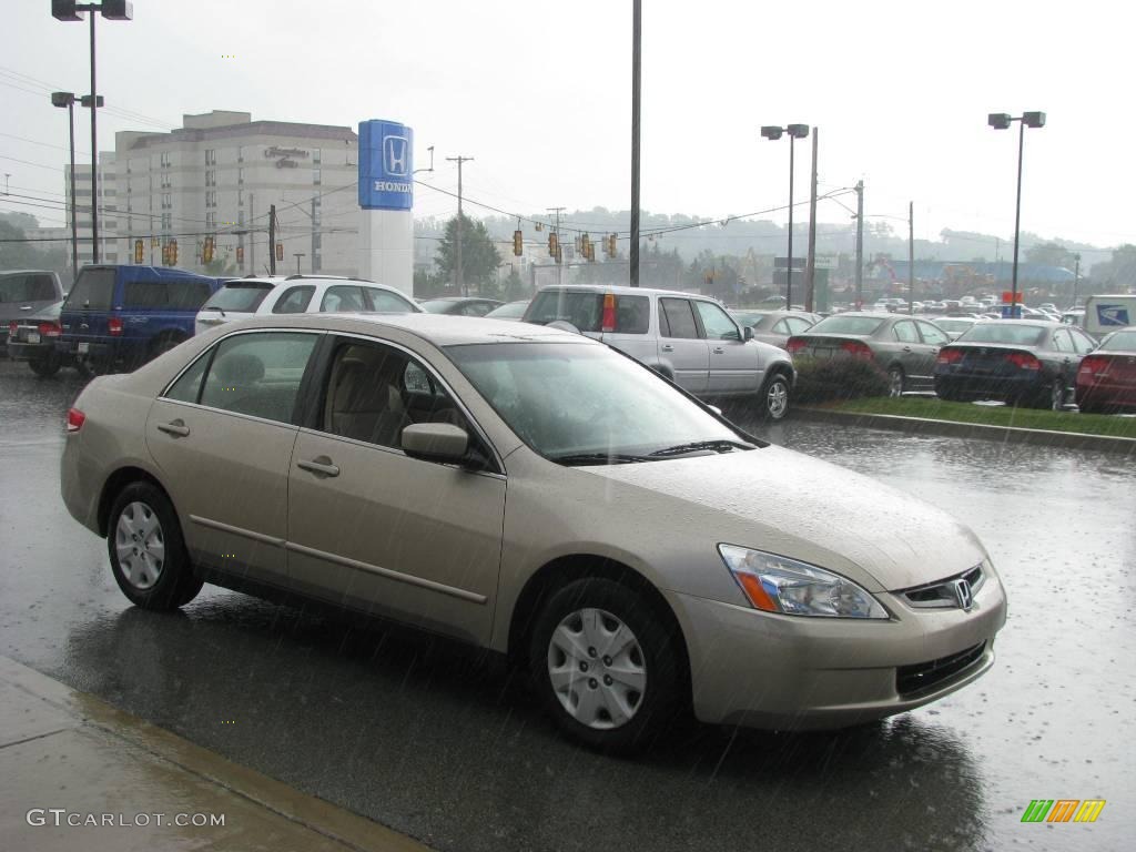 2003 Accord LX Sedan - Desert Mist Metallic / Ivory photo #6