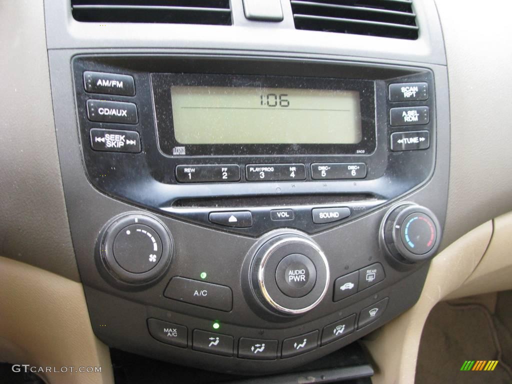 2003 Accord LX Sedan - Desert Mist Metallic / Ivory photo #8