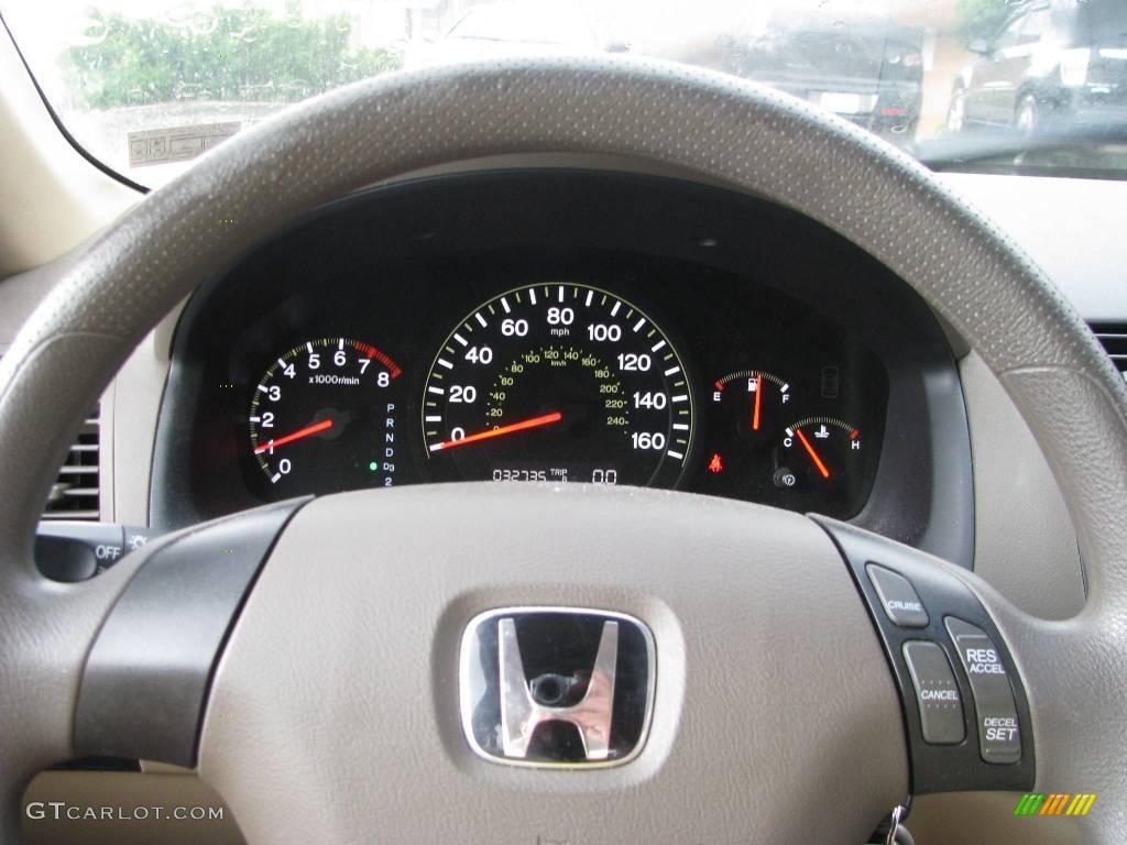 2003 Accord LX Sedan - Desert Mist Metallic / Ivory photo #9