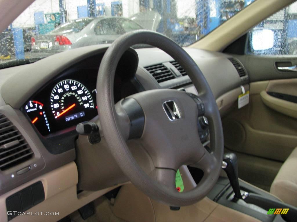 2003 Accord LX Sedan - Desert Mist Metallic / Ivory photo #12