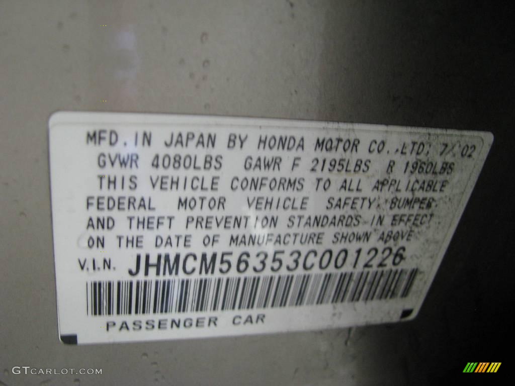 2003 Accord LX Sedan - Desert Mist Metallic / Ivory photo #14