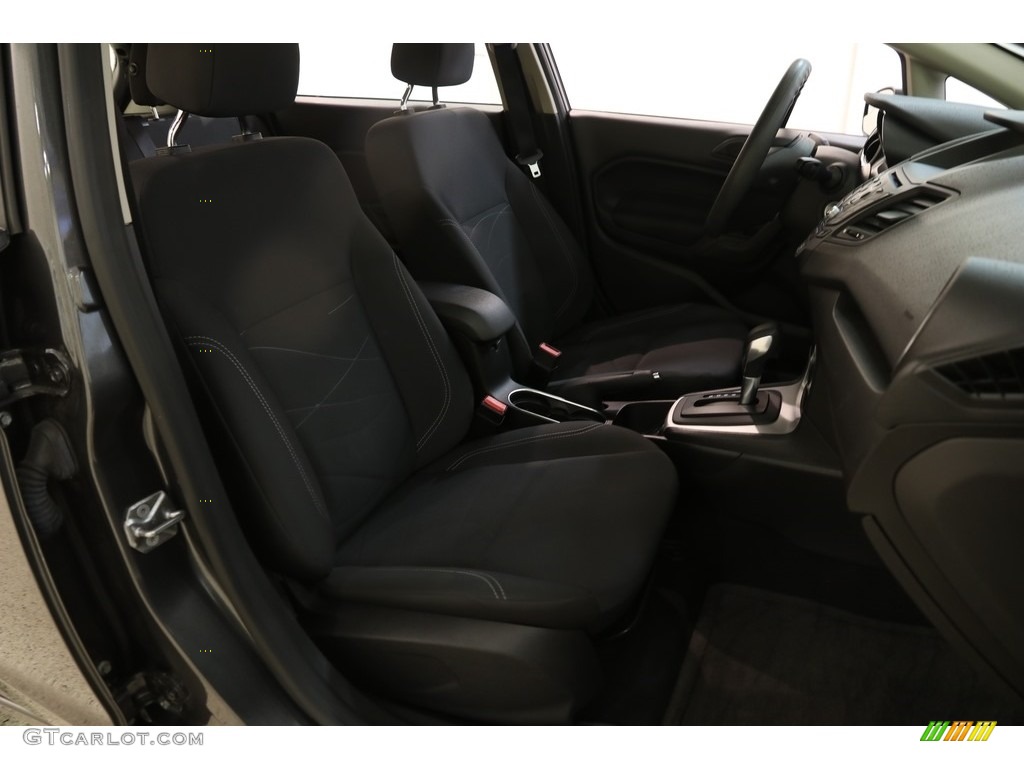 2017 Fiesta SE Hatchback - Magnetic / Charcoal Black photo #17