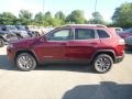 2019 Velvet Red Pearl Jeep Cherokee Latitude Plus 4x4  photo #3