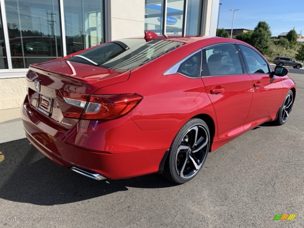 2019 Accord Sport Sedan - San Marino Red / Black photo #7