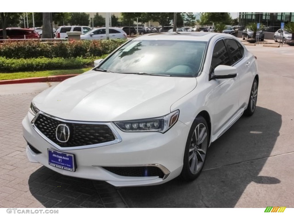 Lunar Silver Metallic 2020 Acura TLX V6 Technology Sedan Exterior Photo #134115554