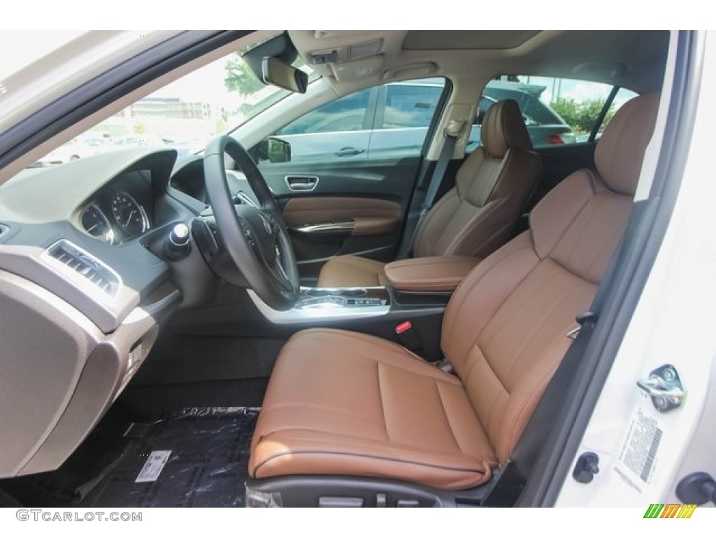 Espresso Interior 2020 Acura TLX V6 Technology Sedan Photo #134115791