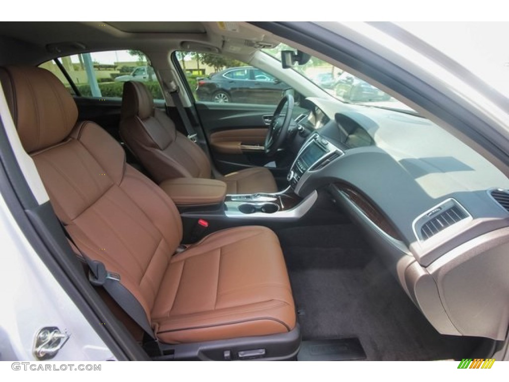 Espresso Interior 2020 Acura TLX V6 Technology Sedan Photo #134115893