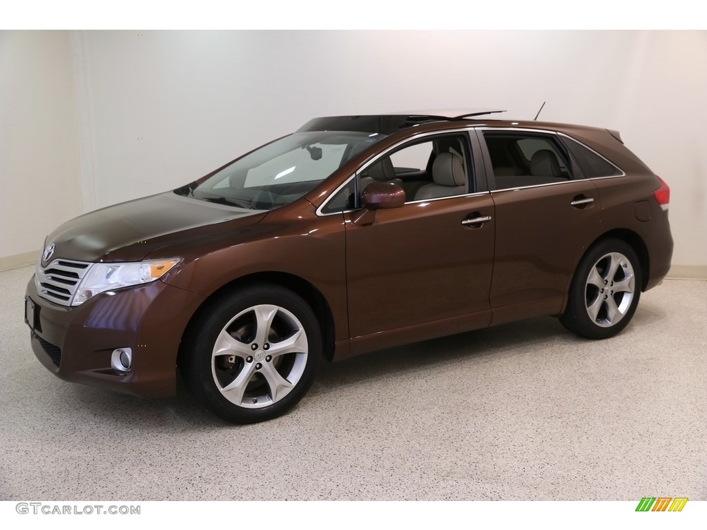 2012 Venza XLE AWD - Sunset Bronze Mica / Ivory photo #3