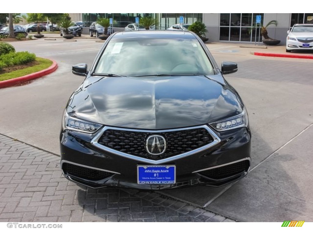 2020 TLX V6 Technology Sedan - Majestic Black Pearl / Parchment photo #2