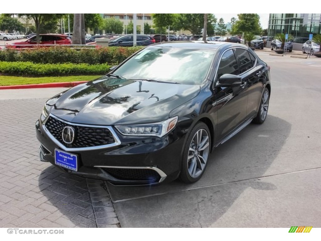 2020 TLX V6 Technology Sedan - Majestic Black Pearl / Parchment photo #3