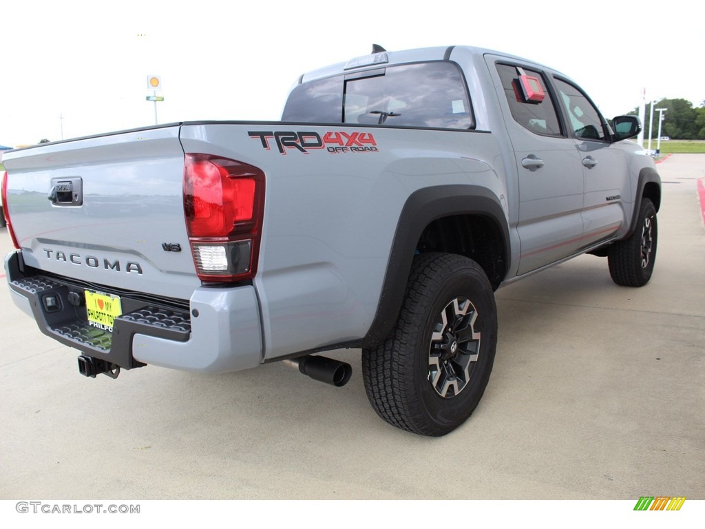 2019 Tacoma TRD Off-Road Double Cab 4x4 - Cement Gray / Black photo #8
