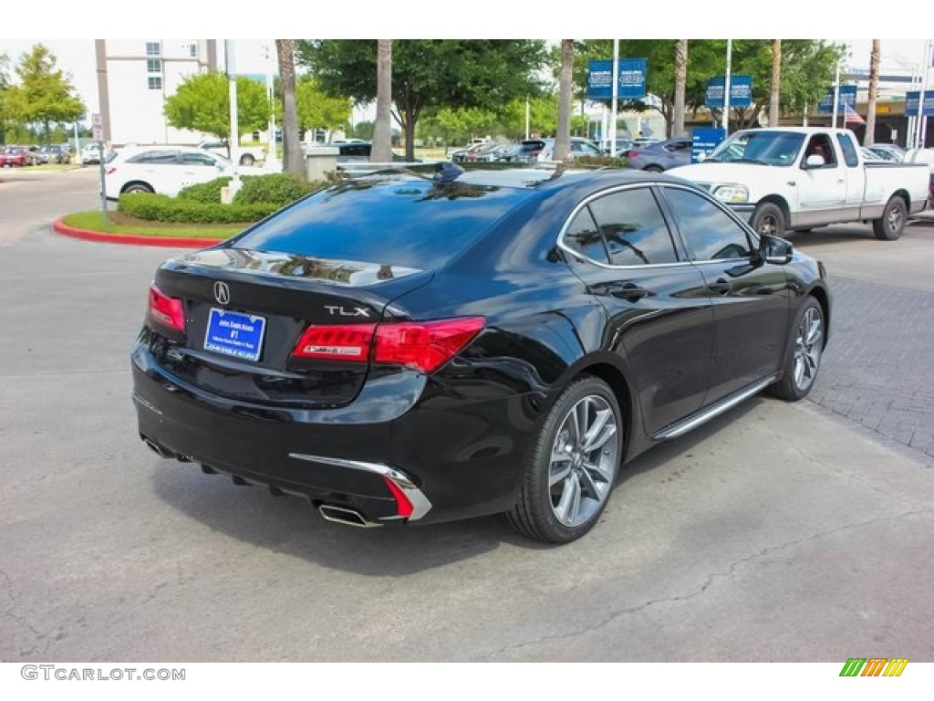 2020 TLX V6 Technology Sedan - Majestic Black Pearl / Parchment photo #7