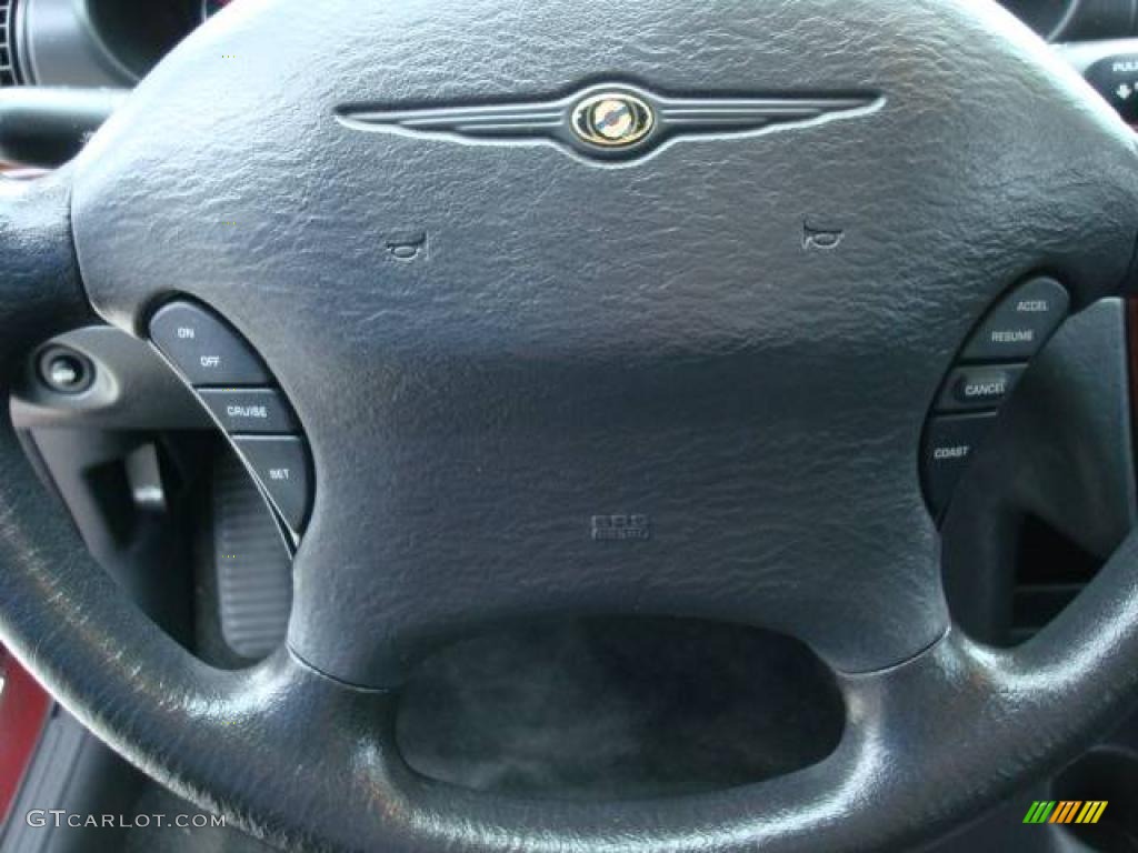 2002 Sebring LX Sedan - Dark Garnet Red Pearl / Dark Slate Gray photo #22