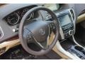 Parchment 2020 Acura TLX V6 Technology Sedan Steering Wheel