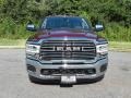 2019 Delmonico Red Pearl Ram 3500 Laramie Mega Cab 4x4  photo #3