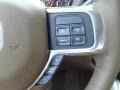 Mountain Brown/Light Frost Beige 2019 Ram 3500 Laramie Mega Cab 4x4 Steering Wheel