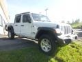 2020 Bright White Jeep Gladiator Sport 4x4  photo #7