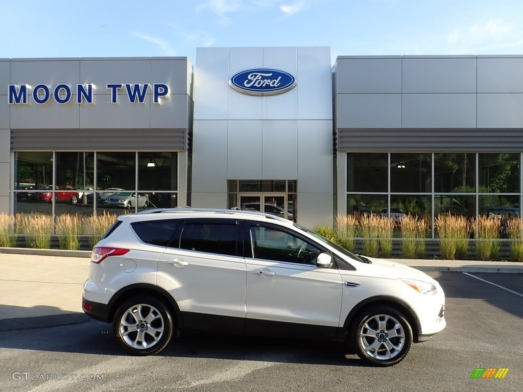2016 Escape Titanium 4WD - White Platinum Metallic / Charcoal Black photo #1